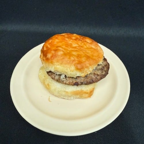 Patty Sausage Biscuit.