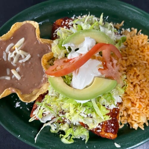 Enchiladas Mexicanas.