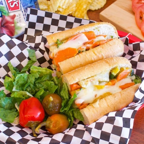 Veggie Cheesesteak (Vegetarian).