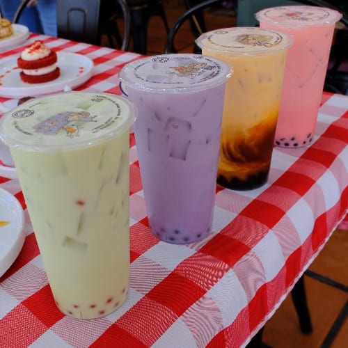 Matcha Green Milk Tea.