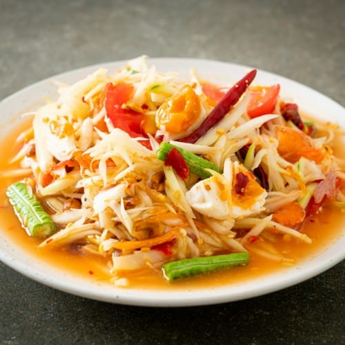 Thai Papaya Salad.