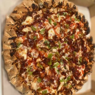 Deep Dish Barbeque Chicken Pizza