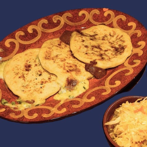 Pupusa-Bean and Cheese.