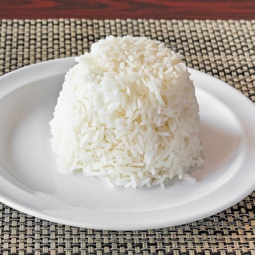 Steamed Rice.