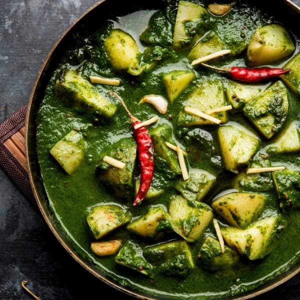 Palak Aloo.