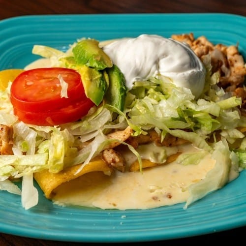 Enchiladas Tapatias.