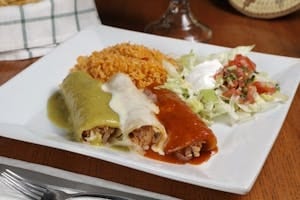 Enchiladas Bandera.
