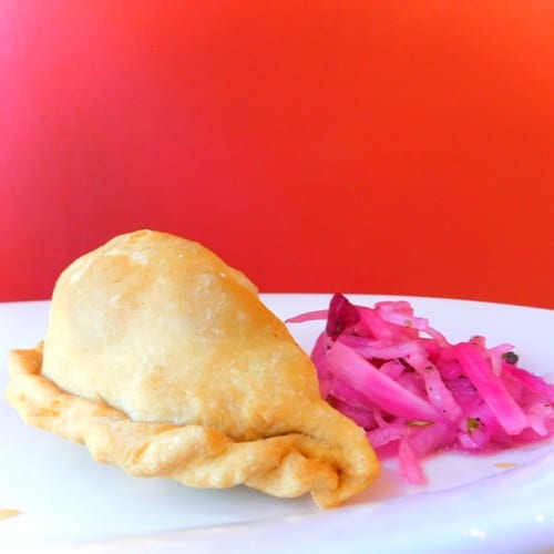 TWO Chicken Empanadas.