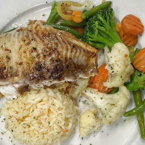 Stuffed Tilapia with Crab Meat.