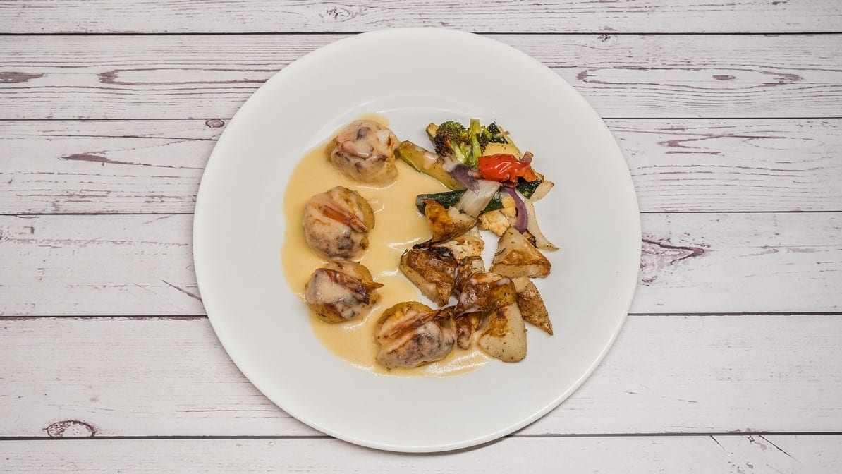 Broiled Stuffed Shrimp.