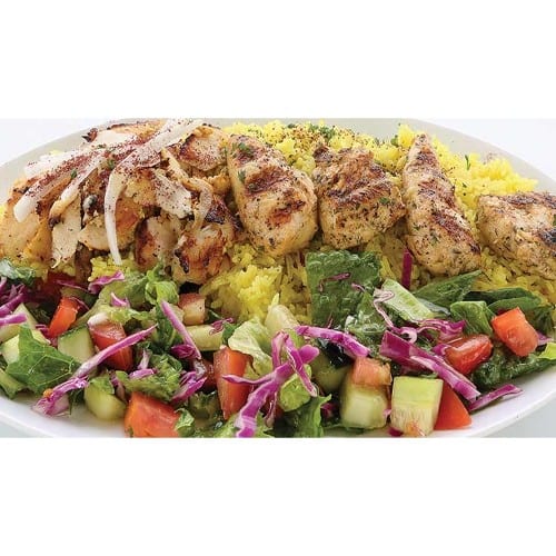 Chicken Kabab Lunch Special.