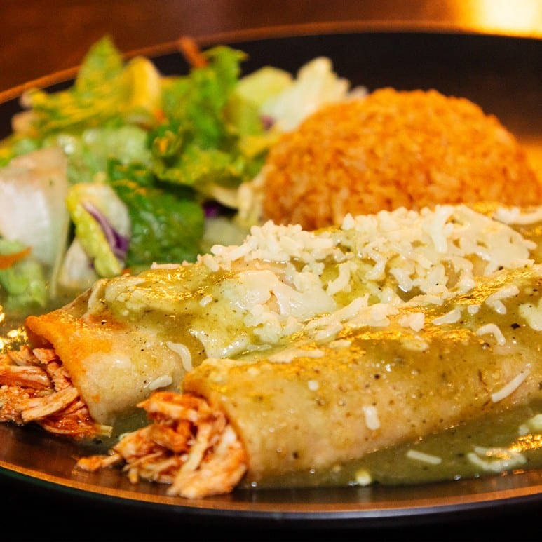 Enchiladas Suizas Dinner.