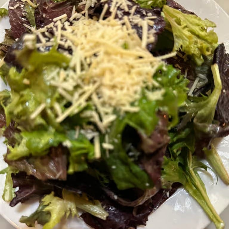 Field greens salad dinner.