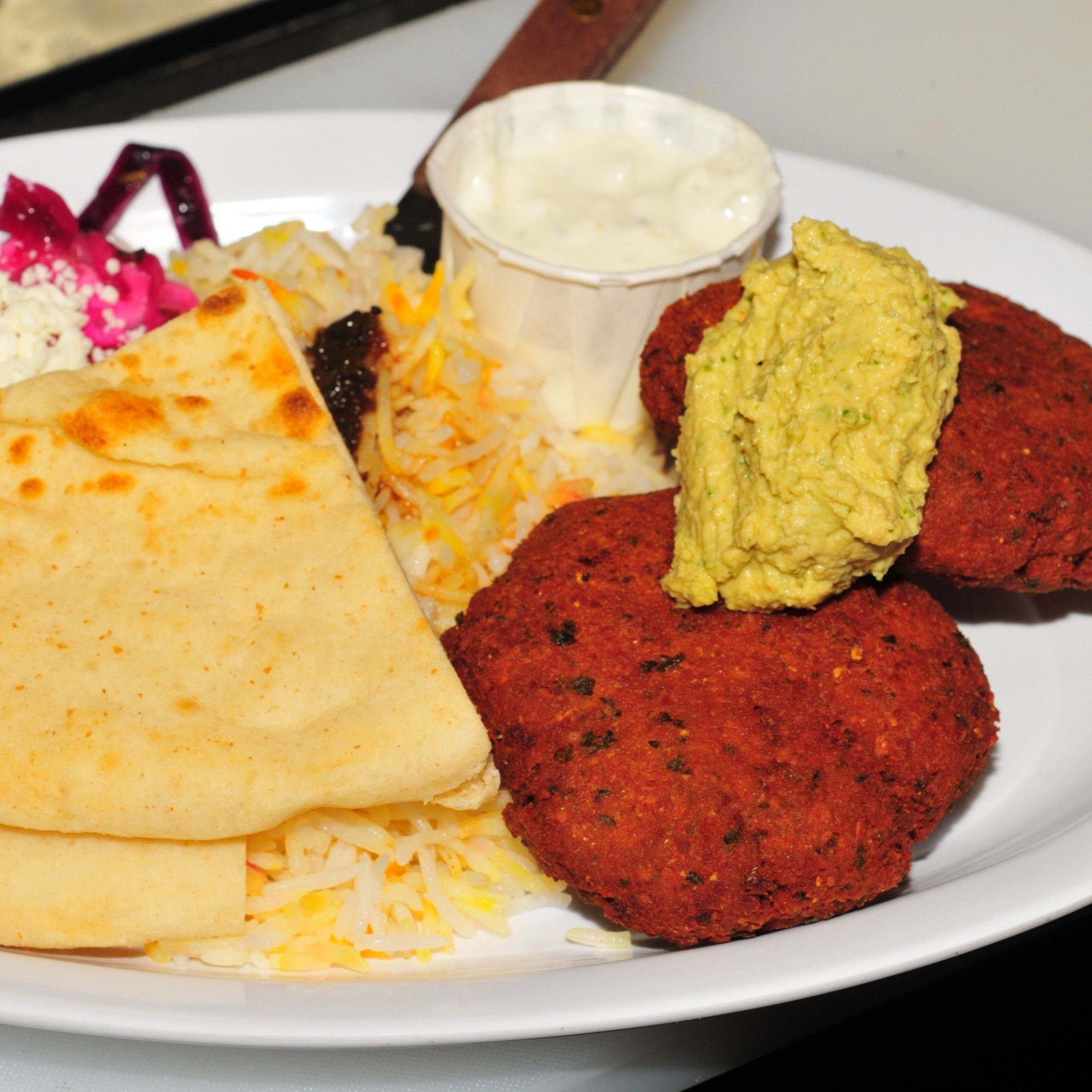 Falafel Cakes.