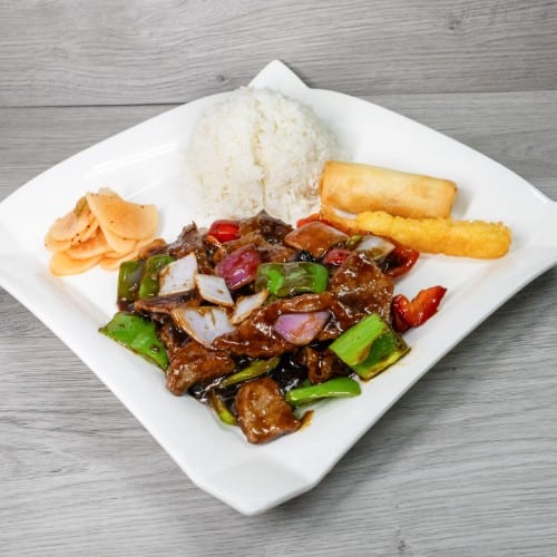 Pepper Steak Dinner Special.