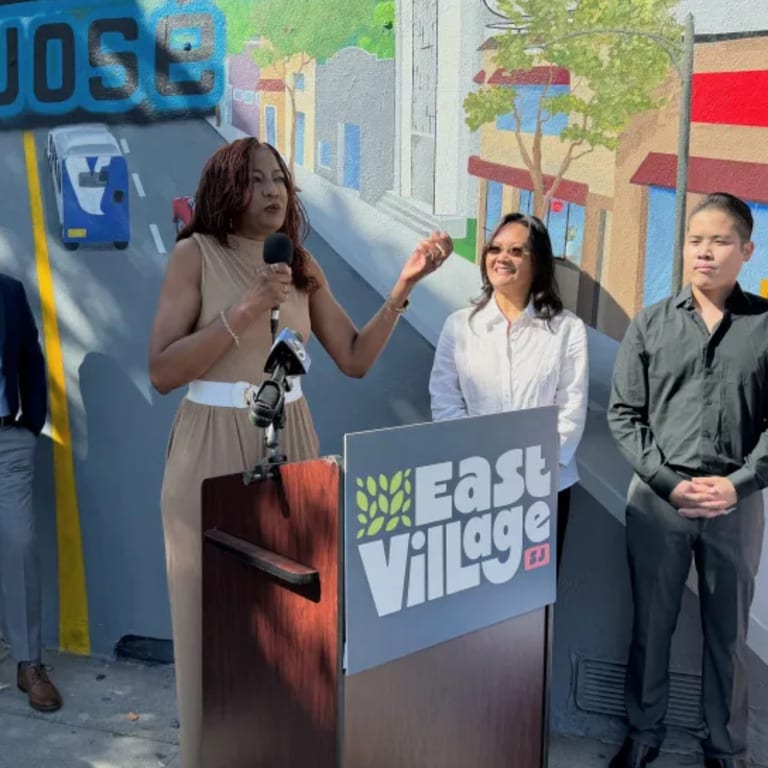 East Village Logo Shows San Jose's Funky Vibe