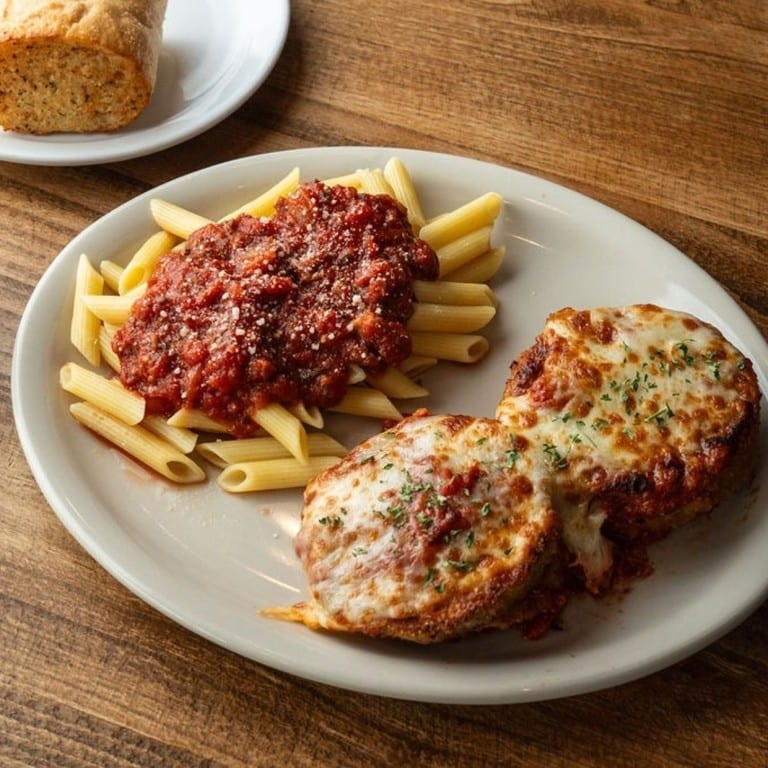 Baked Eggplant Parmesan.