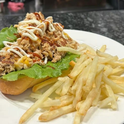 Sloppy Joe Chicken Haven Burger.