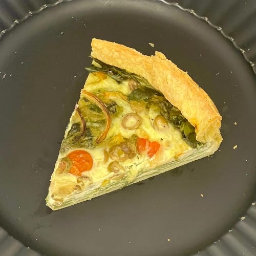 Seasonal Veggie Quiche.