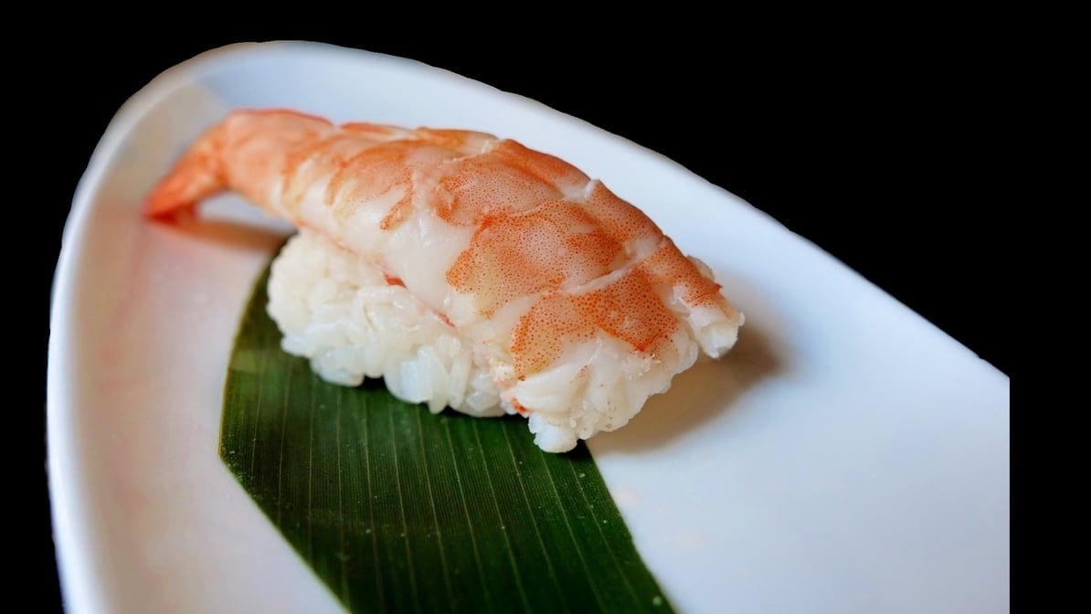 Shrimp Sushi.