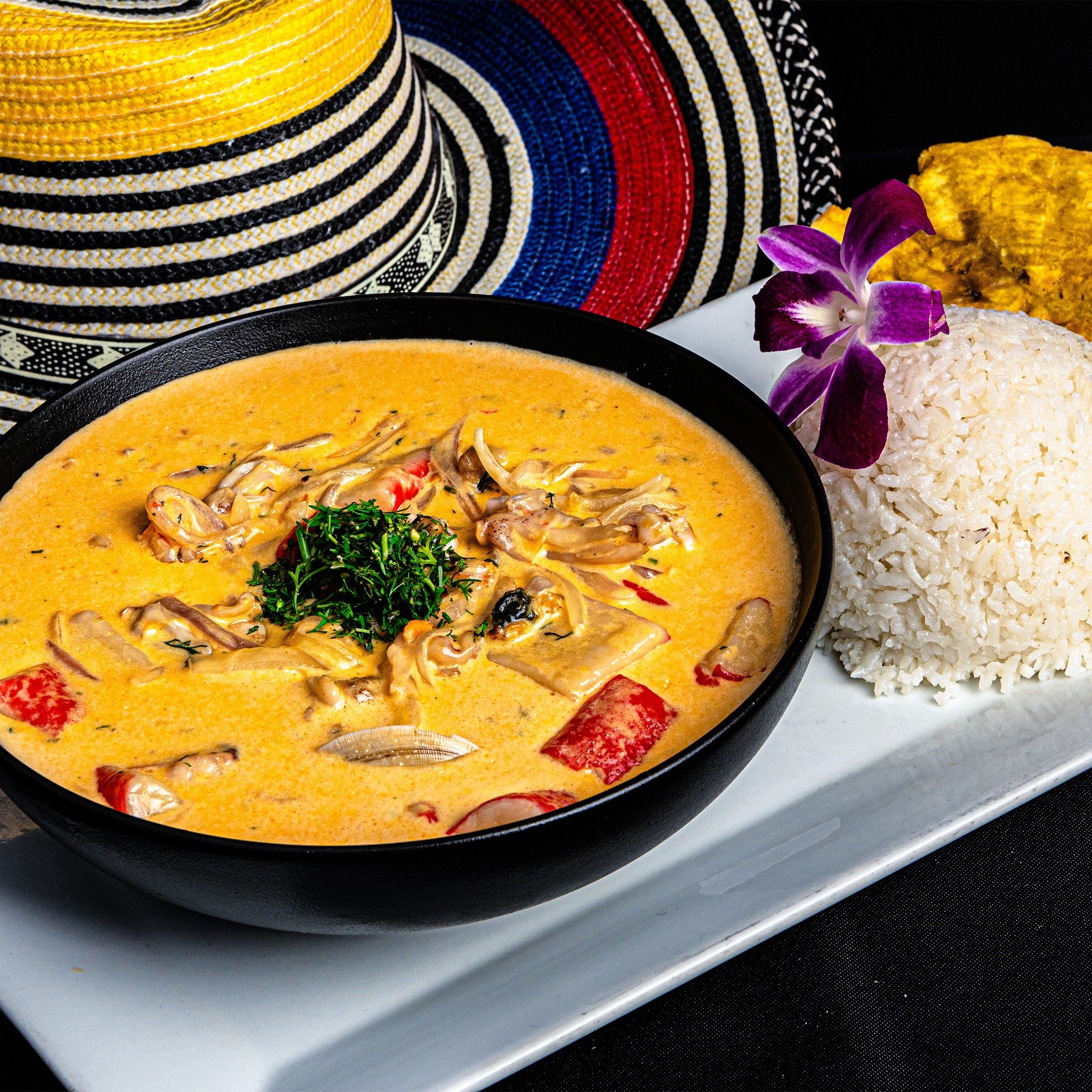 Cazuela de Mariscos.