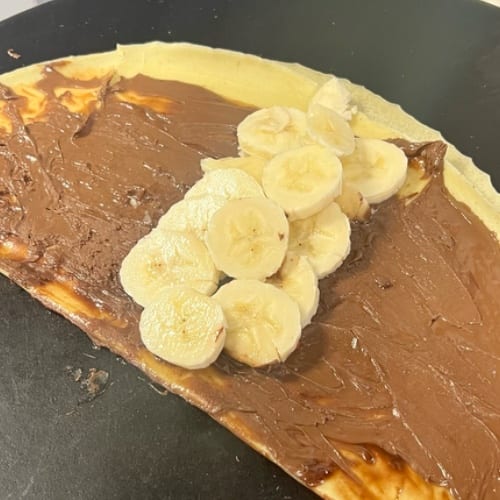 Nutella Banana Crepe.