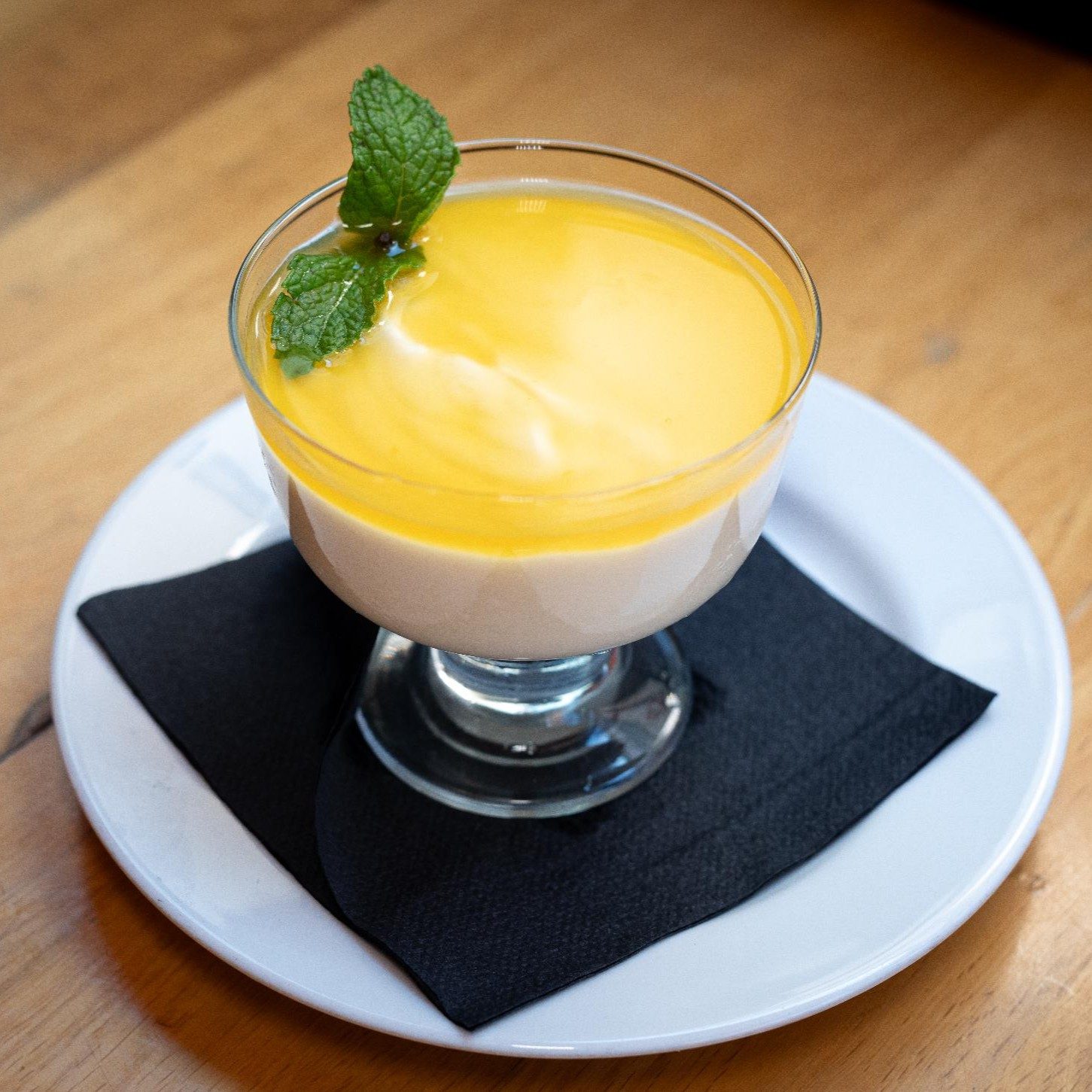 Passion Fruit Mousse.