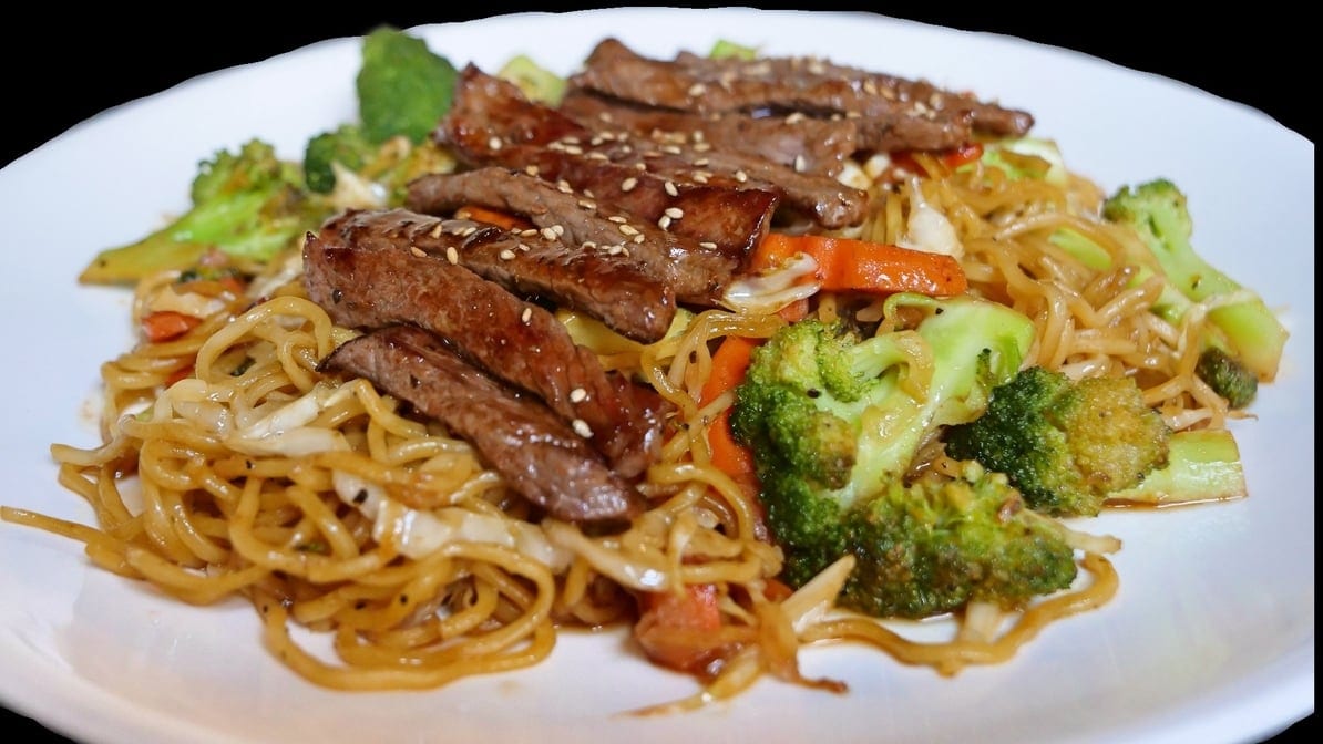 Beef Yakisoba Noodle.