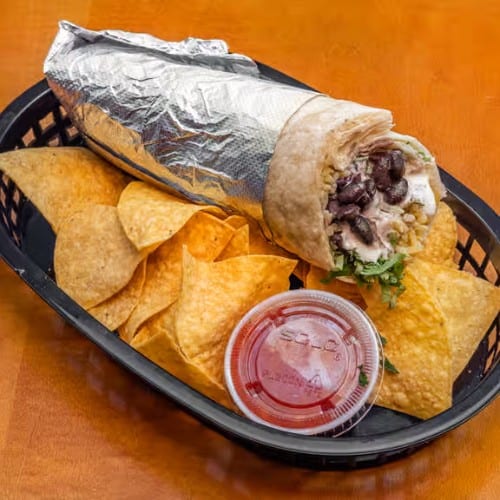 Vegetable Burrito.
