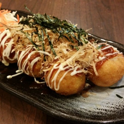 Takoyaki.