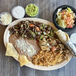Beef & Chicken Fajitas Combo