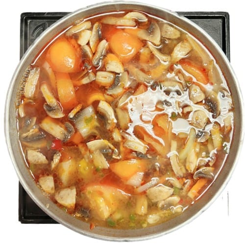 Tom Yum Soup - Seafood (shrimp, mussel, clam & squid).