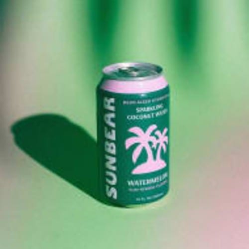 Sunbear Sparking Coconut Water - Watermelon.