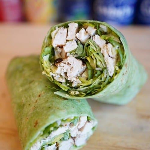Chicken Caesar Wrap.