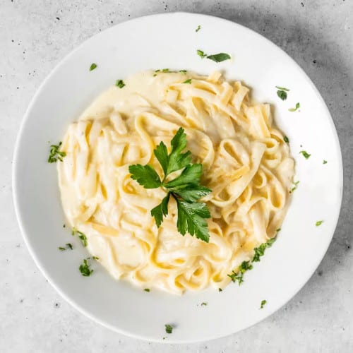 Fettuccine Alfredo.