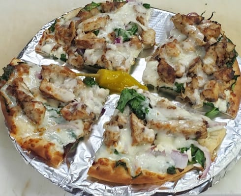 27. Greek Chicken Pizza.