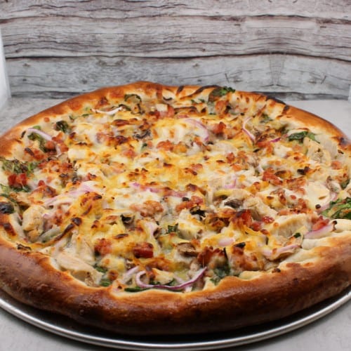 Royal Classic Bacon Pizza.