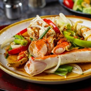 King Crab Legs with House Special Sauce