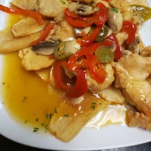 Breast of Chicken Murphy Alla "Stitch".