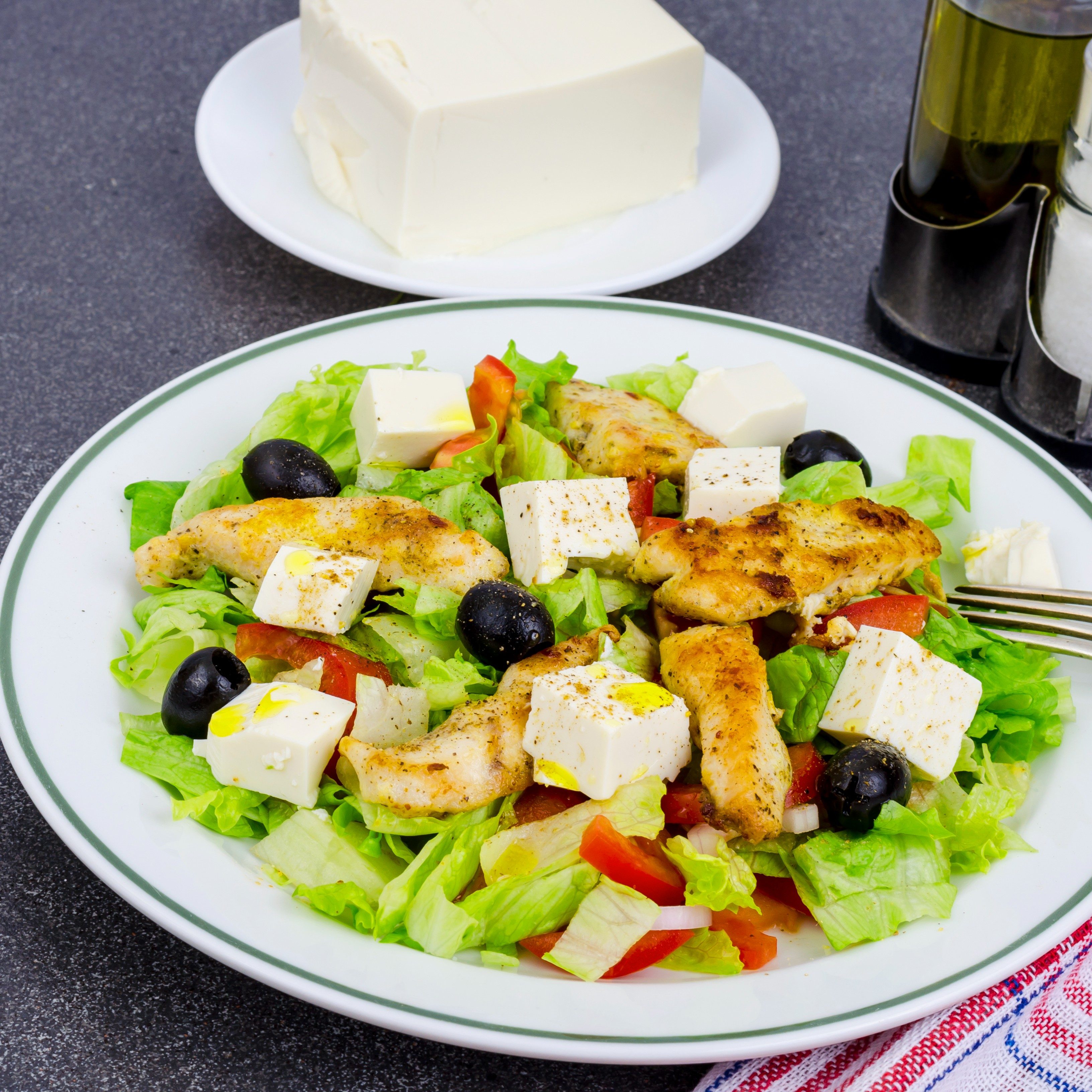 Turkey & Cheese Salad.