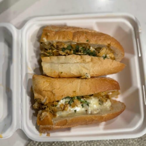 Spicy Chicken Cheesesteak.