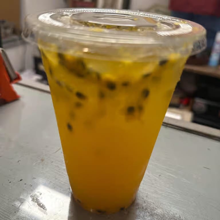 Passion Fruit Juice.