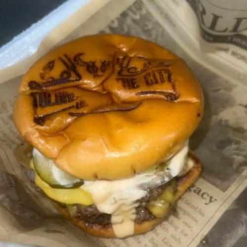 Grand Slam Cheeseburger.