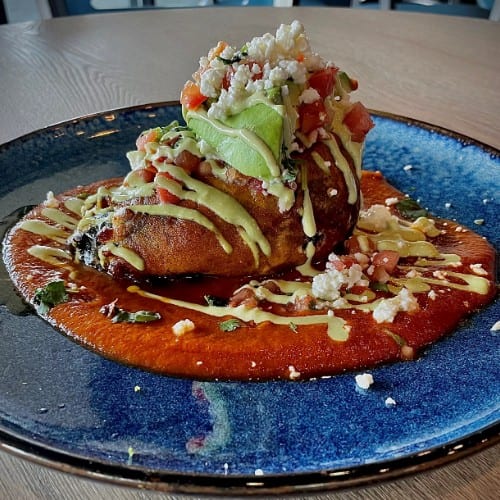 Vegetarian Chile Relleno.