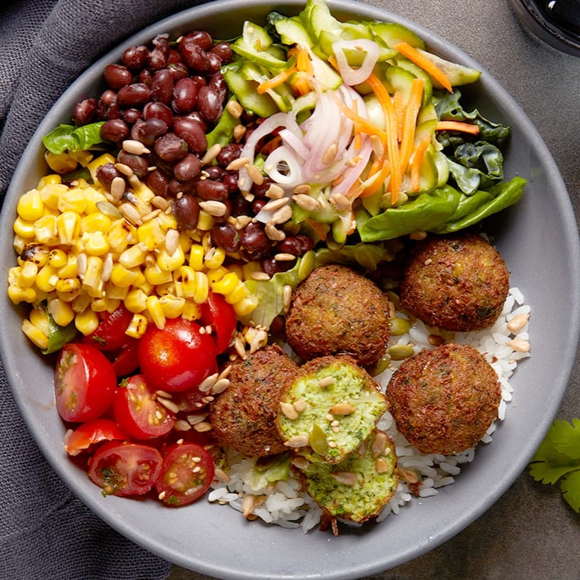 Bowl - Edamame Falafel.