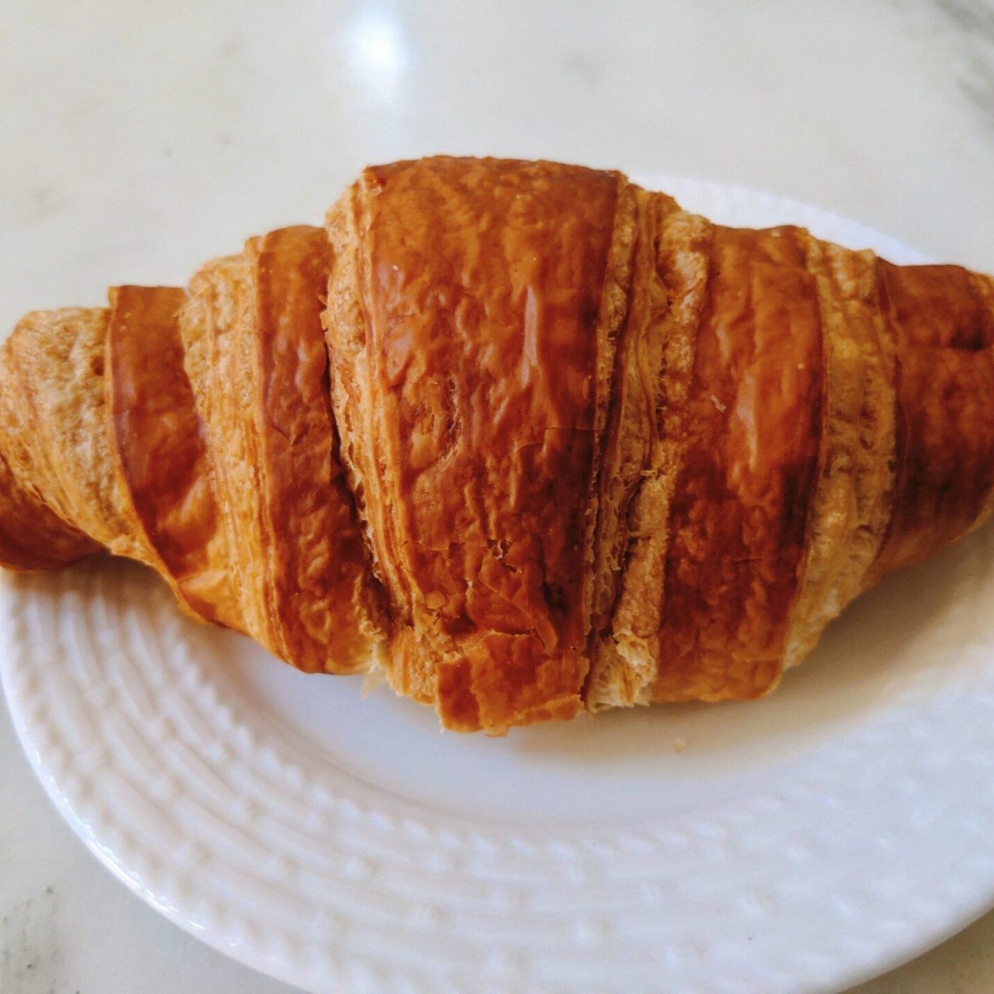 Croissant warmmed.