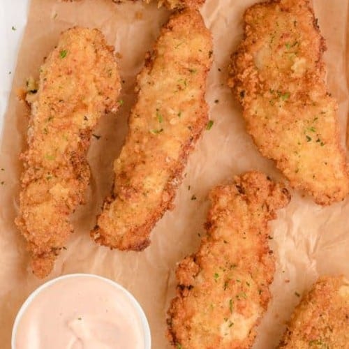 Crispy Chicken Fingers.