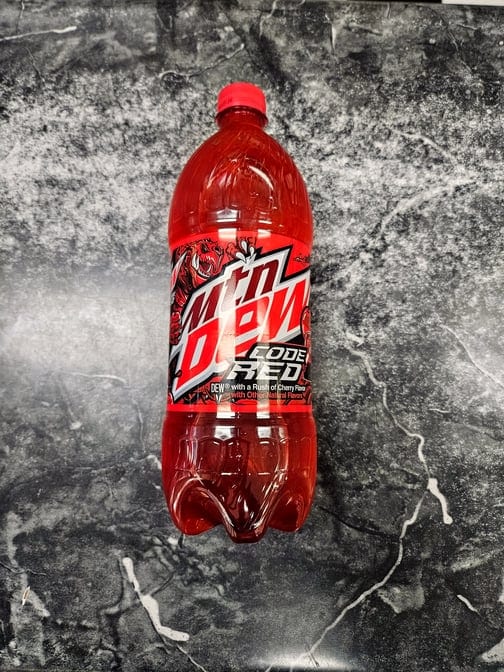 Mtn Dew Code Red - 1 Liter.