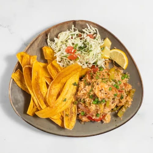 Arroz Con Camarones.