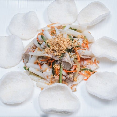 A4. Crisp Lotus Root Salad.